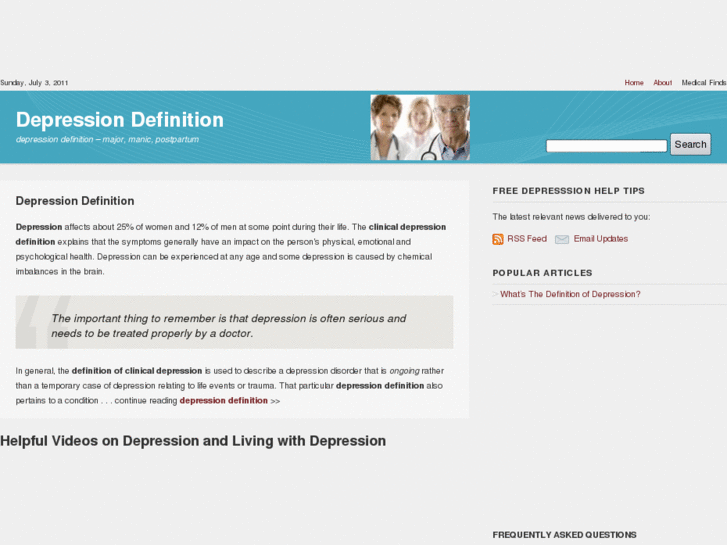 www.depressiondefinition.net