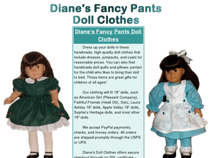 www.dianesdollclothes.com