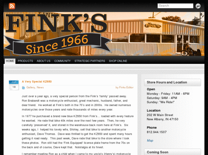 www.finksmotorcycleparts.com