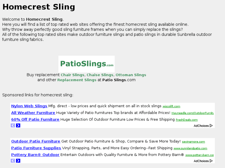 www.homecrestsling.com