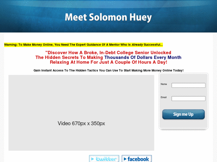 www.meetsolomonhuey.com