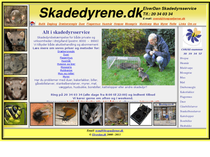 www.skadedyrene.dk