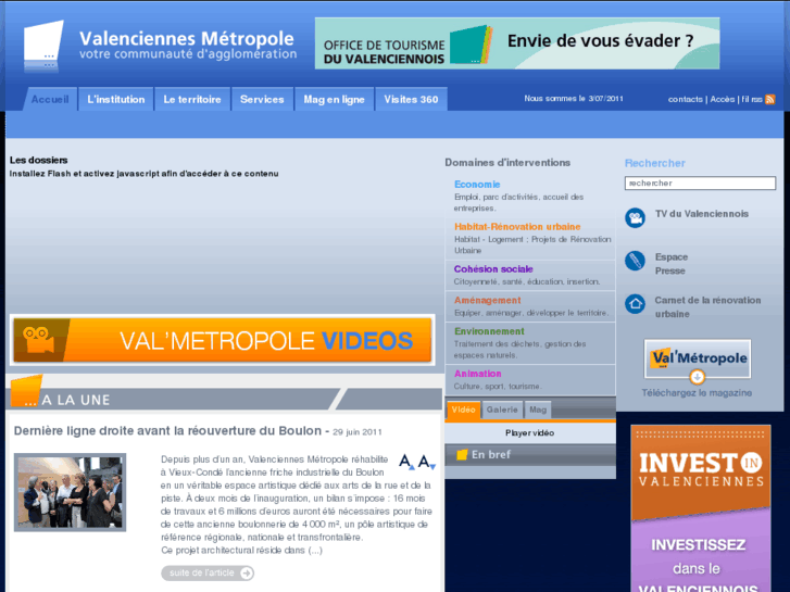 www.valenciennes-metropole.fr