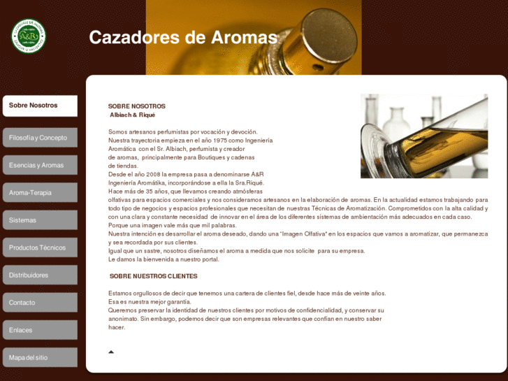 www.cazadoresdearomas.es