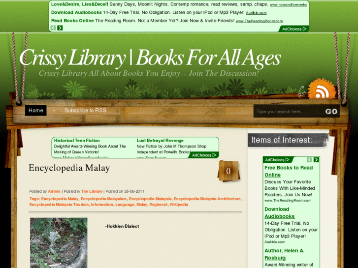 www.crissylibrary.com