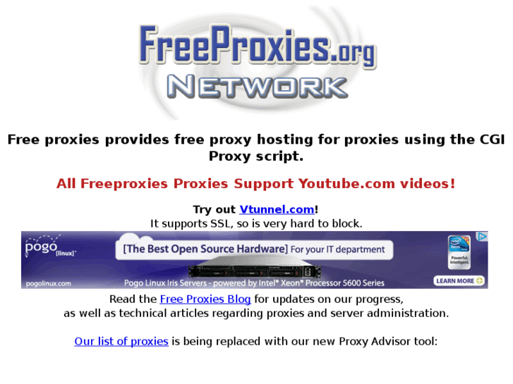 www.freeproxies.org