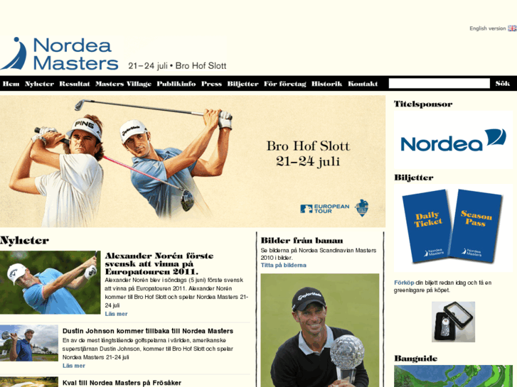 www.nordeascandinavianmasters.se