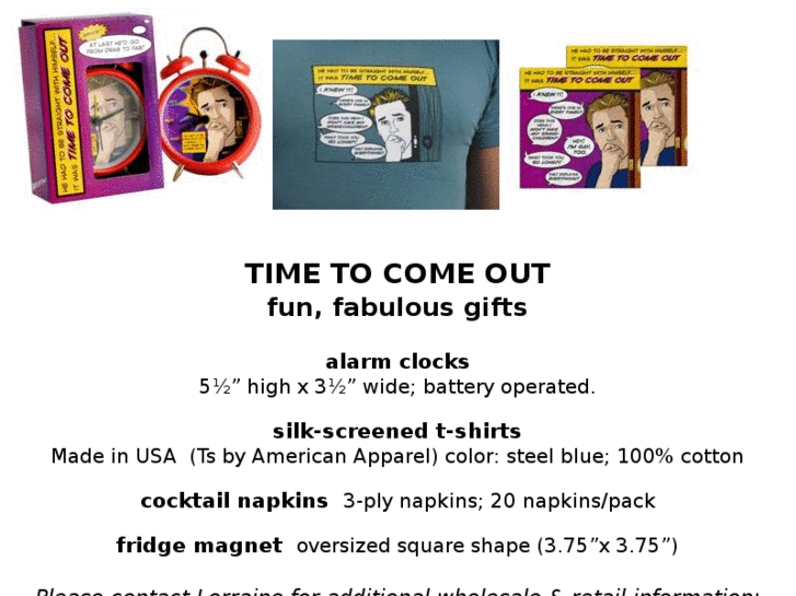 www.timetocomeout.com