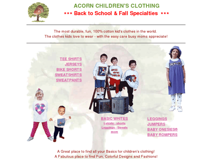 www.acorn-childrens-clothing.com