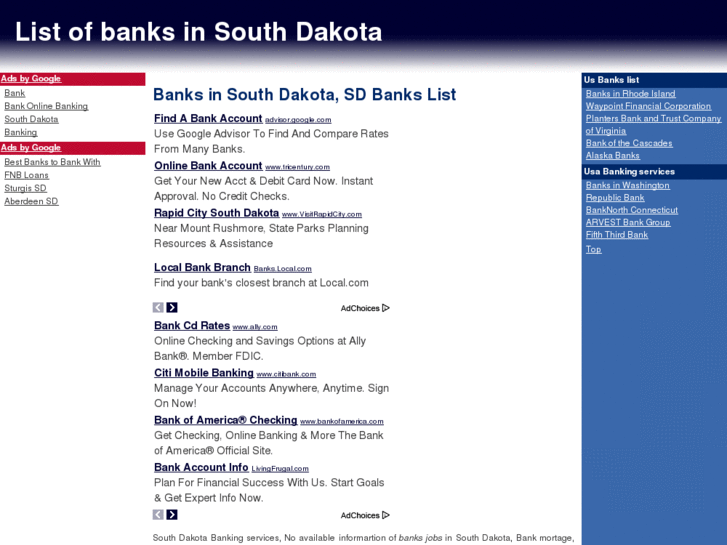 www.banksinsouthdakota.net