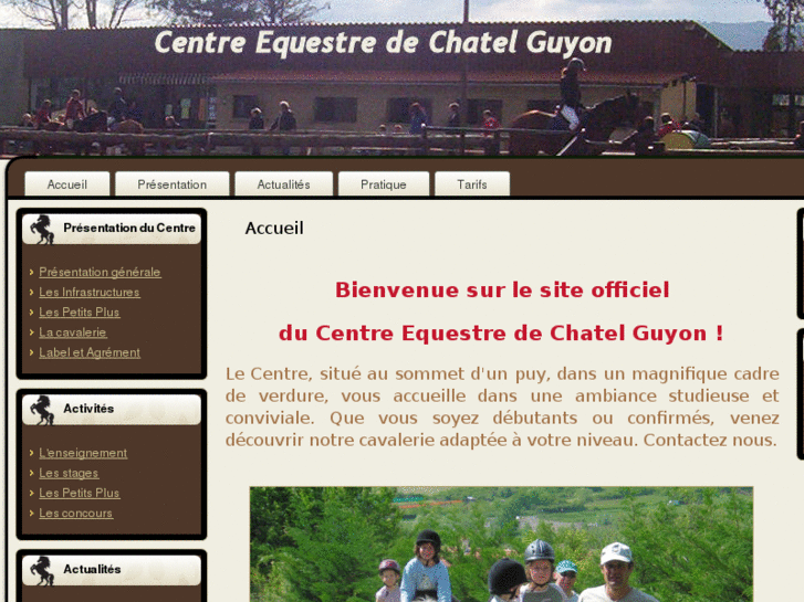 www.centre-equestre-chatel-guyon.com