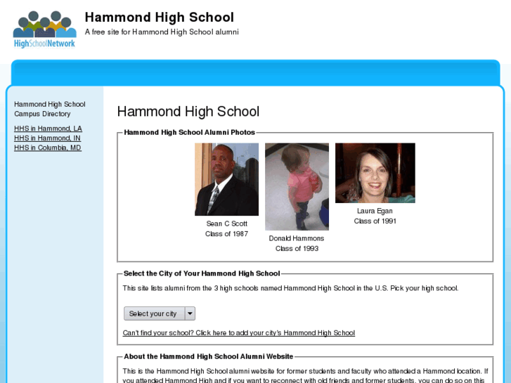 www.hammondhighschoolalumni.org