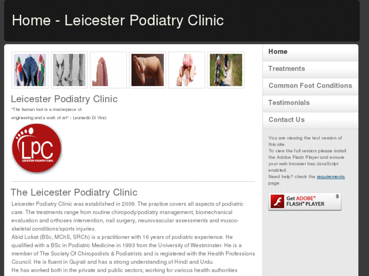 www.leicesterpodiatryclinic.com