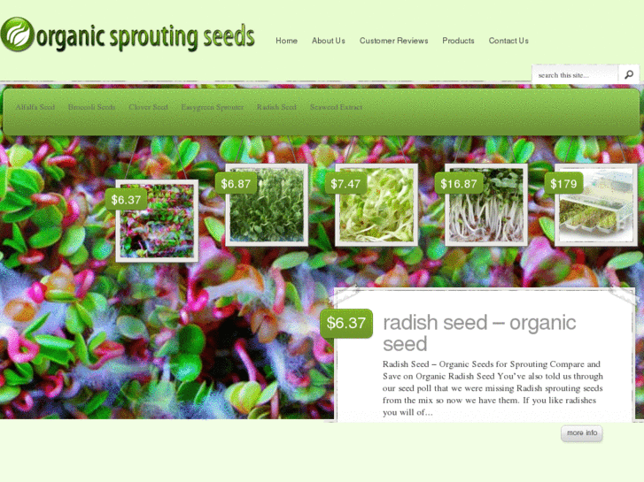 www.organicsproutingseeds.com