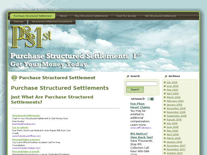 www.purchasestructuredsettlements-1st.info