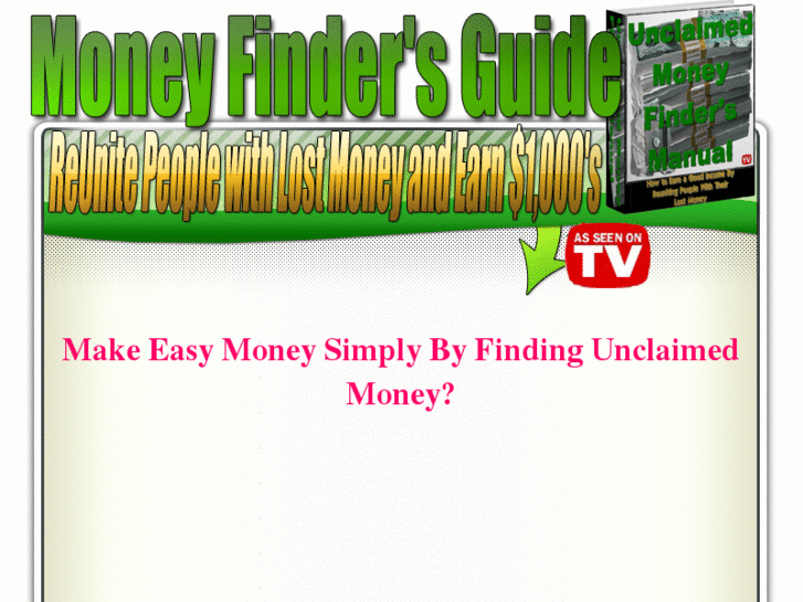 www.unclaimedmoneyguide.net