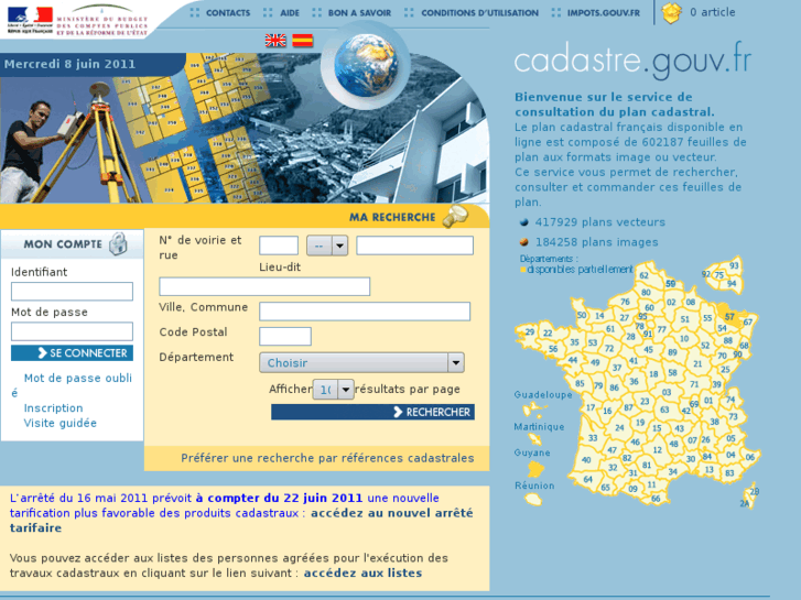 www.cadastre.gouv.fr