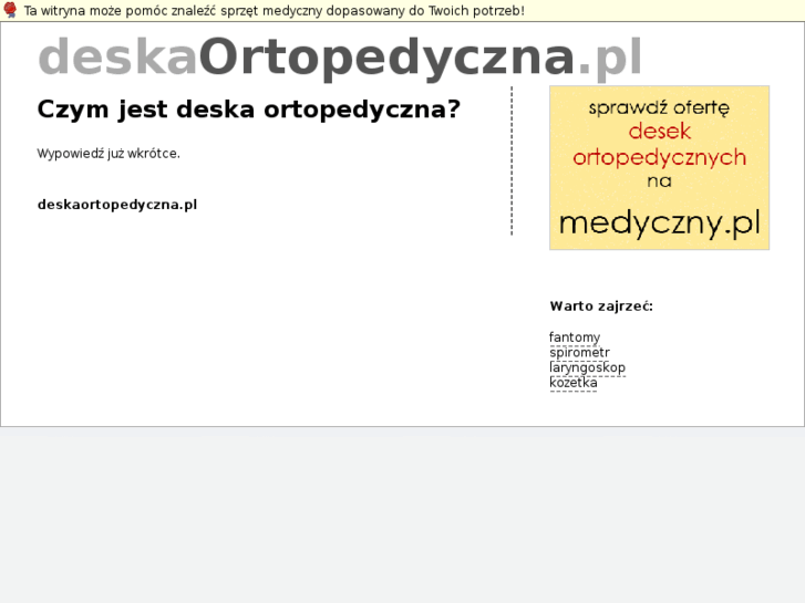 www.deskaortopedyczna.pl