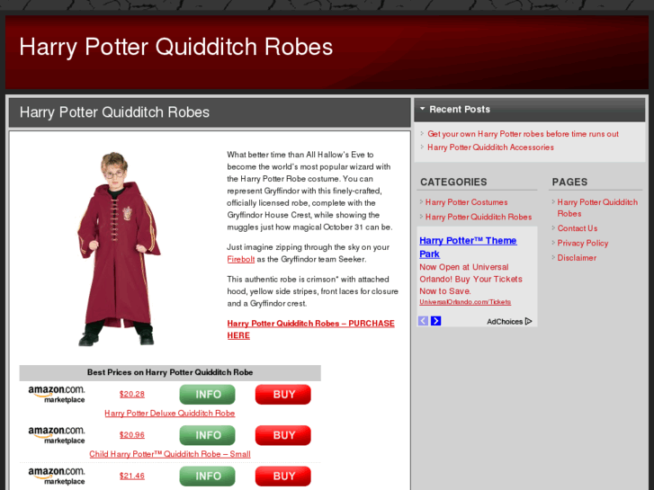 www.harrypotterquidditchrobe.net