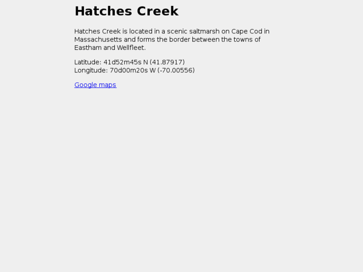 www.hatchescreek.com