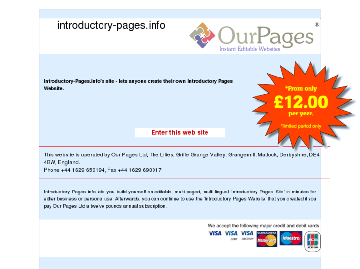 www.introductory-pages.info