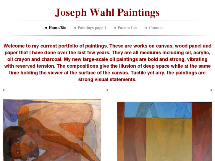 www.josephwahlpaintings.com