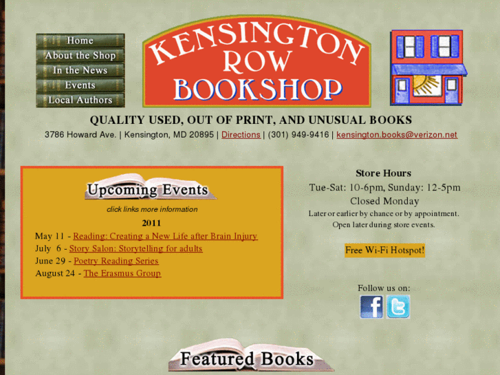 www.kensingtonrowbookshop.com