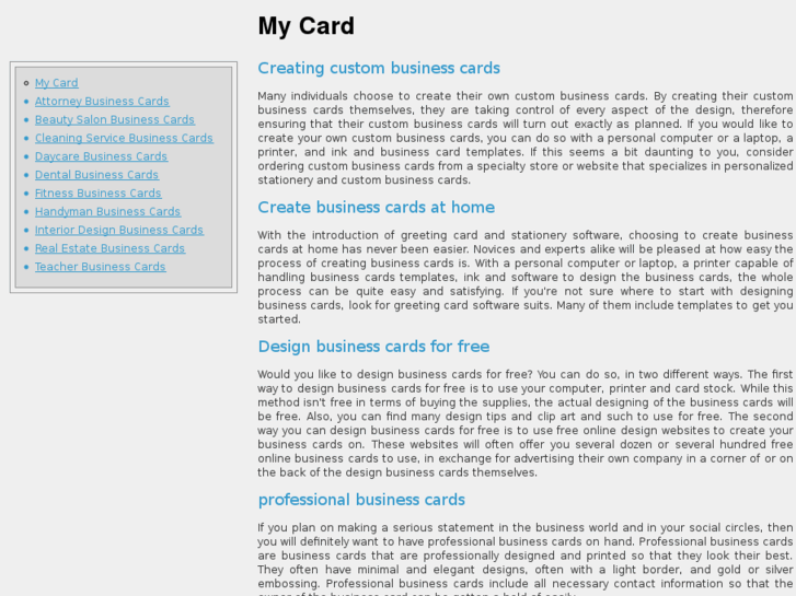 www.mycard.info