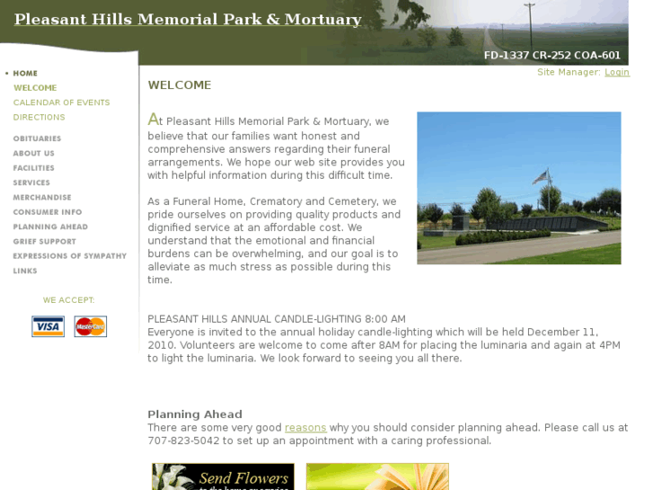 www.pleasanthillsmemorialpark.com