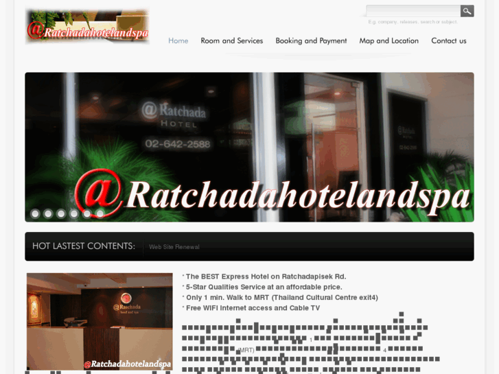 www.ratchadahotelandspa.com