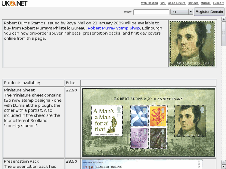 www.robert-burns-stamps.com