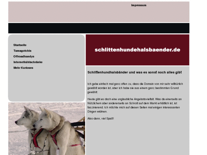 www.schlittenhundehalsbaender.de
