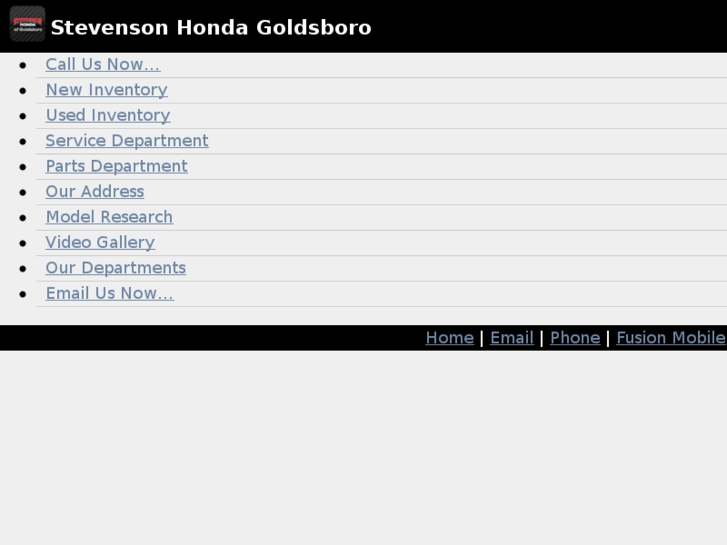 www.stevensonhondaofgoldsboro.mobi