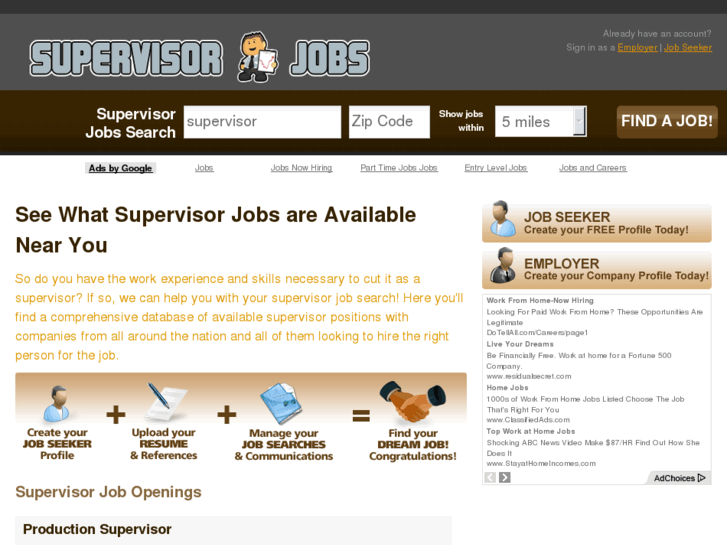 www.supervisorjobs.org