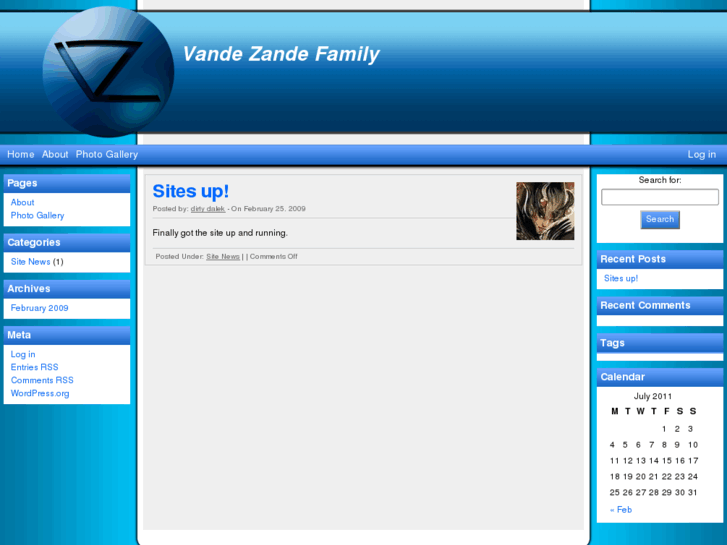 www.vandezandefamily.com