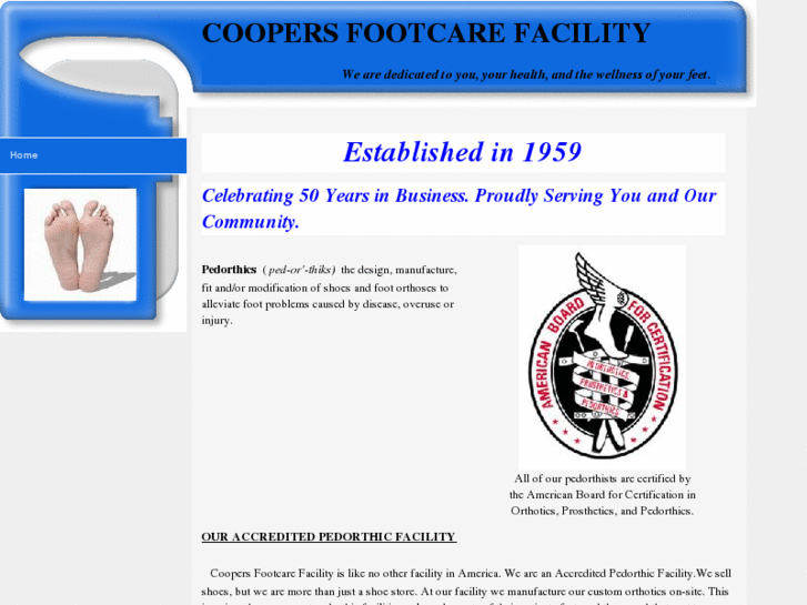 www.coopersfootcare.com