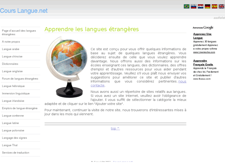 www.courslangue.net