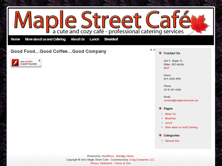 www.maplestreetcafe.net