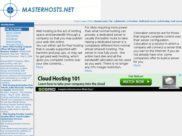 www.masterhosts.net