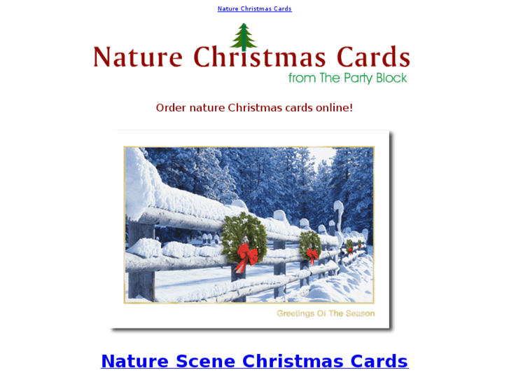 www.naturechristmascards.com