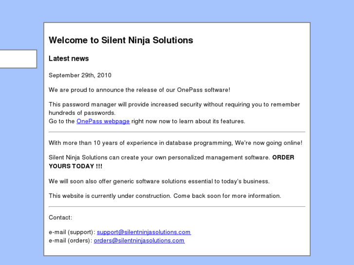www.silentninjasolutions.com