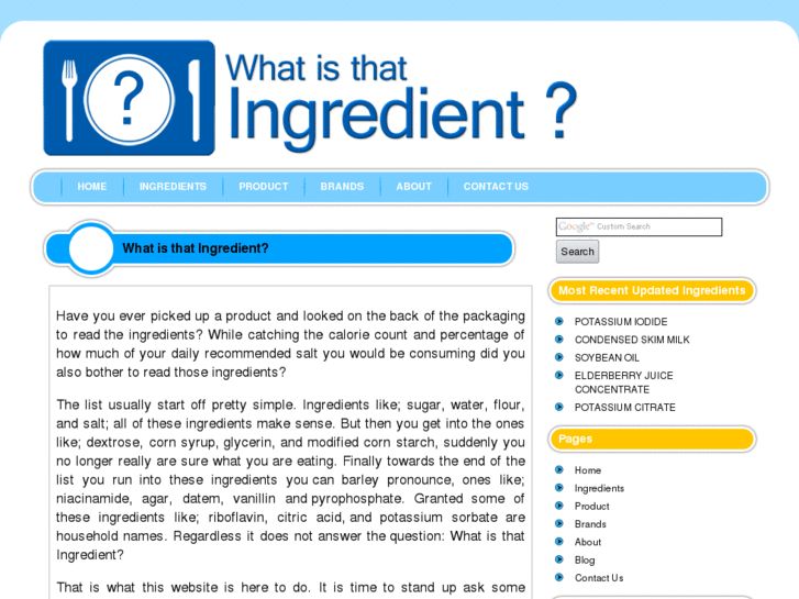 www.whatisthatingredient.com