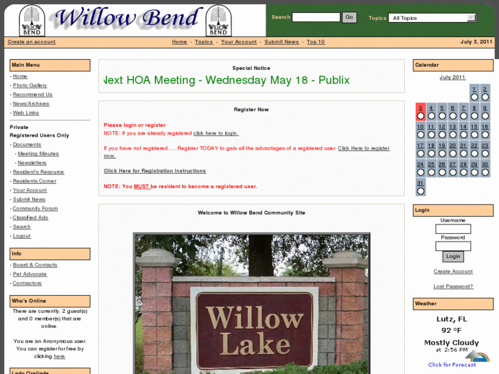 www.willowbendhoa.com