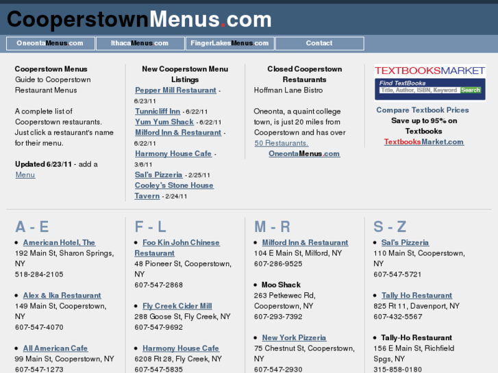 www.cooperstownmenu.com