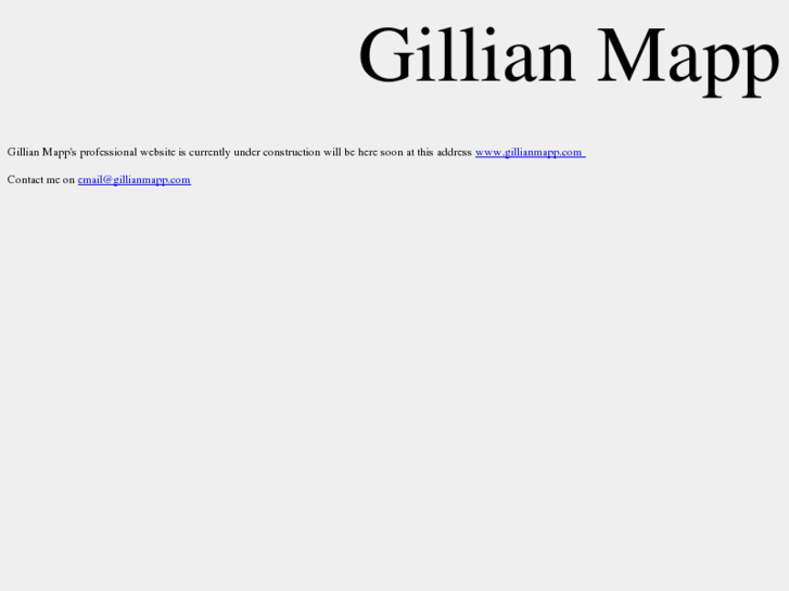 www.gillianmapp.com