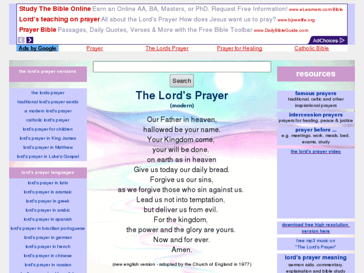 www.lords-prayer-words.com