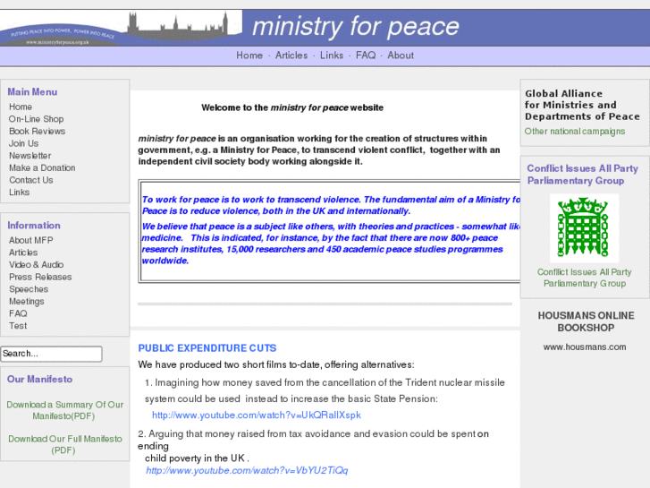 www.ministryforpeace.org