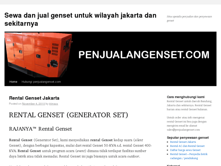 www.penjualangenset.com