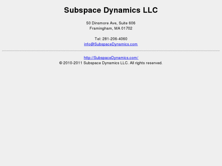 www.subspacedynamics.com