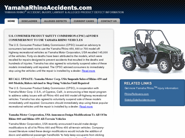 www.yamaharhinoaccidents.com